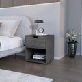 Nightstand Altheimer, Bedroom, Light Gray Light Gray Particle Board Engineered Wood