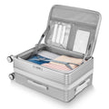 Luggage Sets 3 Piece 20 24 28 , Expandable Carry On silver-pc