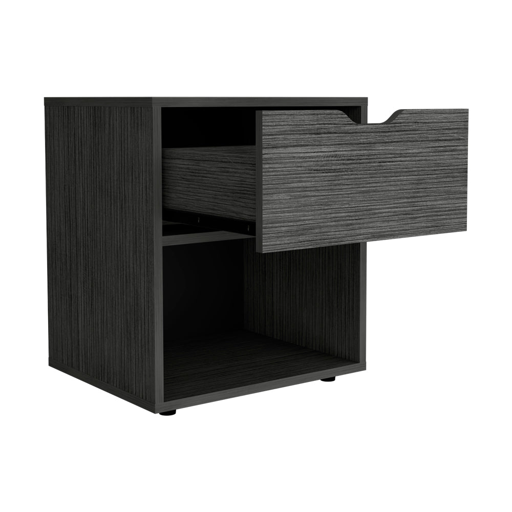 Nightstand Altheimer, Bedroom, Light Gray Light Gray Particle Board Engineered Wood