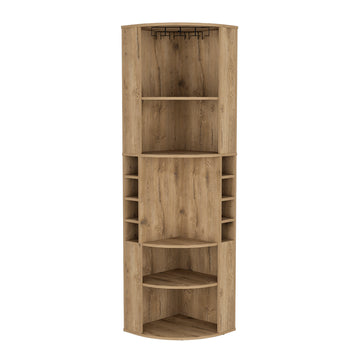 Bar Cabinet Jansen, Living Room, Macadamia Beige Particle Board Engineered Wood