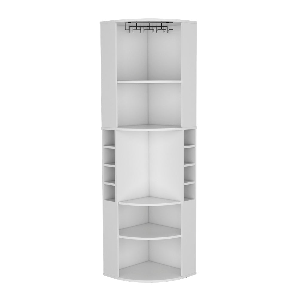 Bar Cabinet Jansen, Living Room, White White Particle Board Engineered Wood