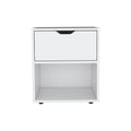 Nightstand Altheimer, Bedroom, White White Particle Board Engineered Wood