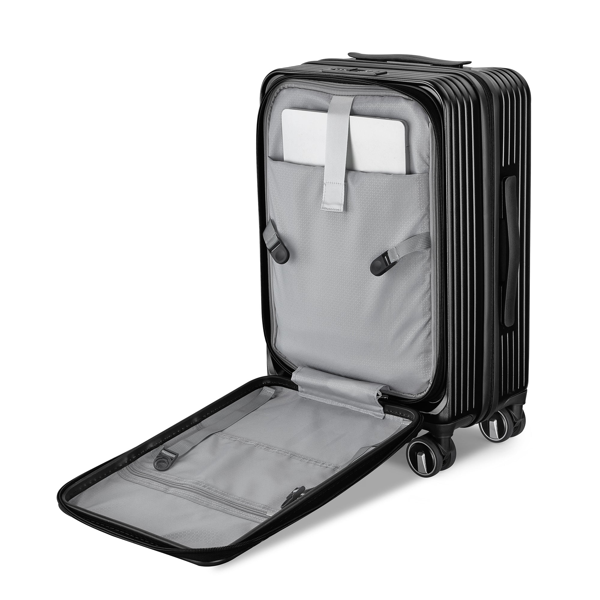 Luggage Sets 3 Piece 20 24 28 , Expandable Carry On black-pc