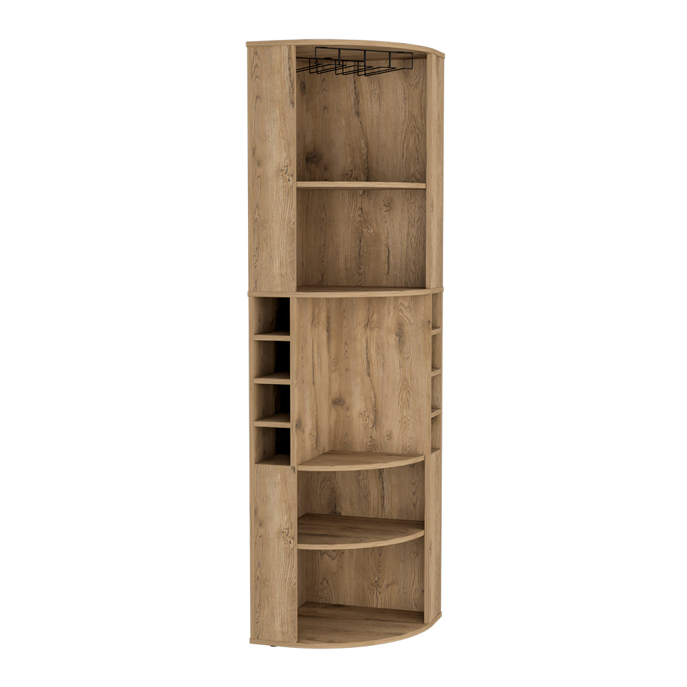 Bar Cabinet Jansen, Living Room, Macadamia Beige Particle Board Engineered Wood