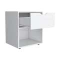 Nightstand Altheimer, Bedroom, White White Particle Board Engineered Wood