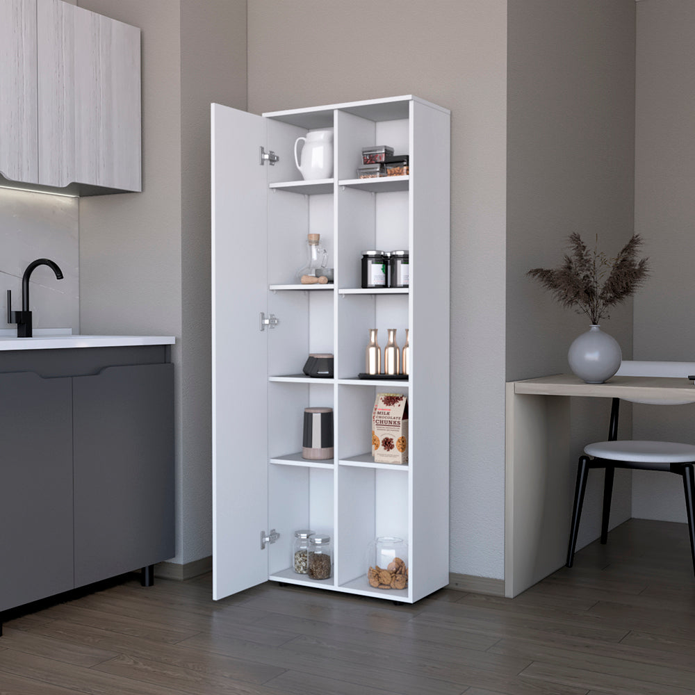 Multistorage Kitchen Pantry Lane, Kitchen, White White Particle Board Engineered Wood