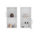 Medicine Cabinet Florence, Bedroom, White White Particle Board Engineered Wood