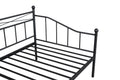 Metal Daybed With Pop Up Trundle Black Steel
