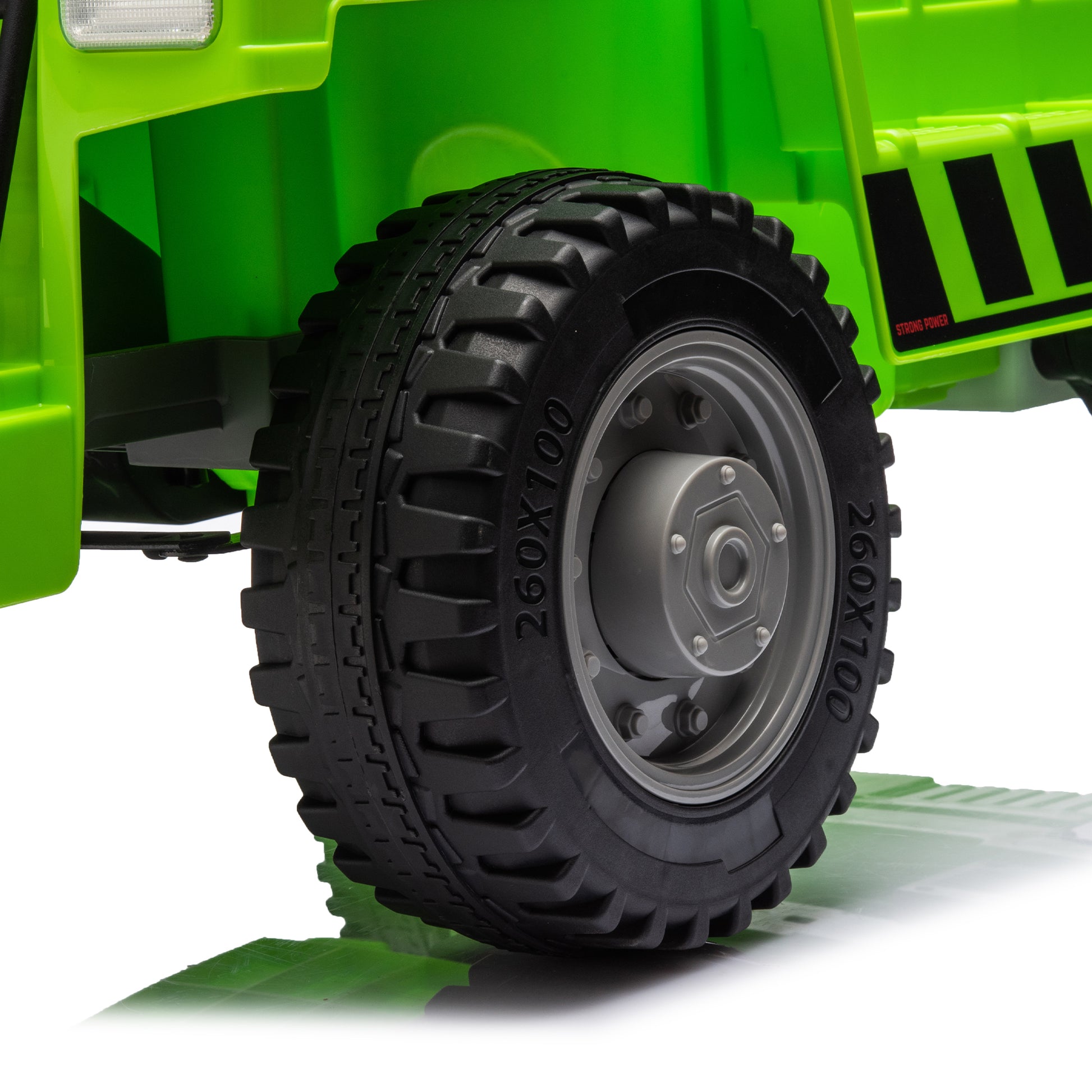 Ride On Dump Truck, 12V Ride On Car With Parents Control, Electric Dump Bed And Extra Shovel,Phone Stand,Three Point Seat Belt,Easy Installation,Age 3 ,Mp3,Music,Bluetooth,Usb,Story Green Polypropylene