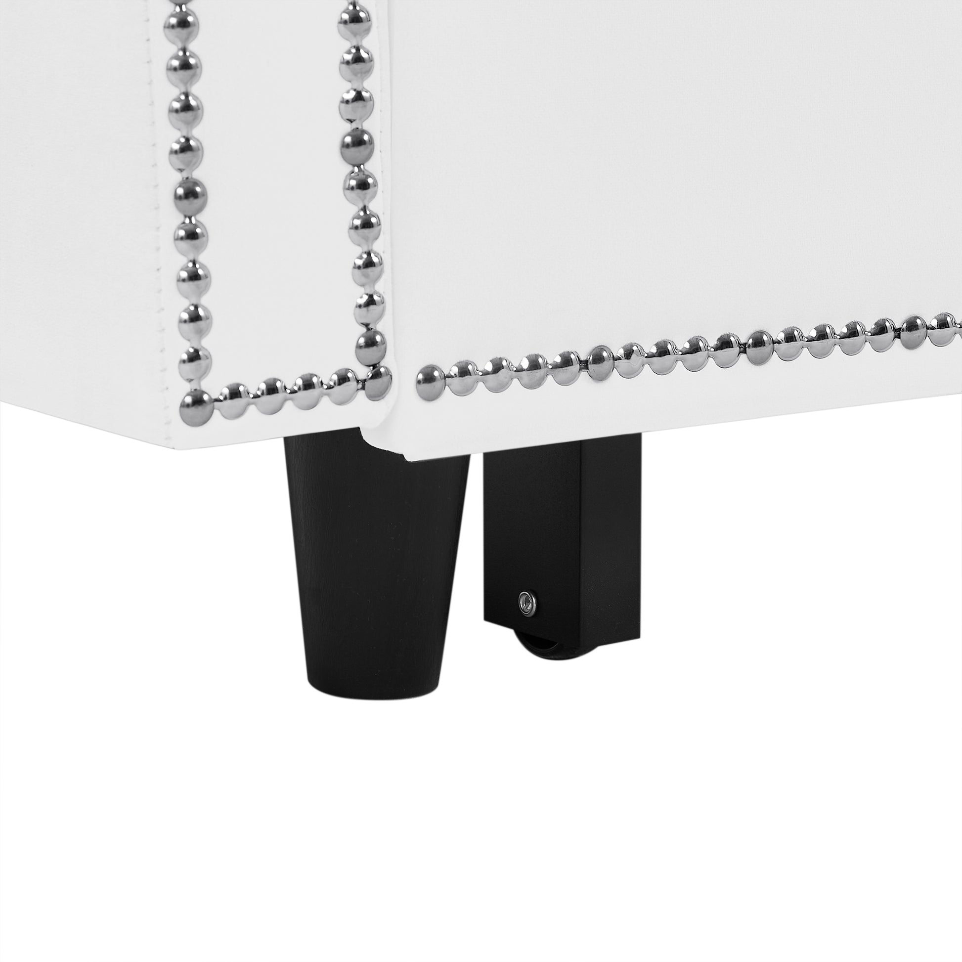 54.7" Multiple Adjustable Positions Sofa Bed Stylish Sofa Bed With A Button Tufted Backrest, Two Usb Ports And Four Floral Lumbar Pillows For Living Room, Bedroom,Or Small Space, Beige Beige Foam Polyester 2 Seat