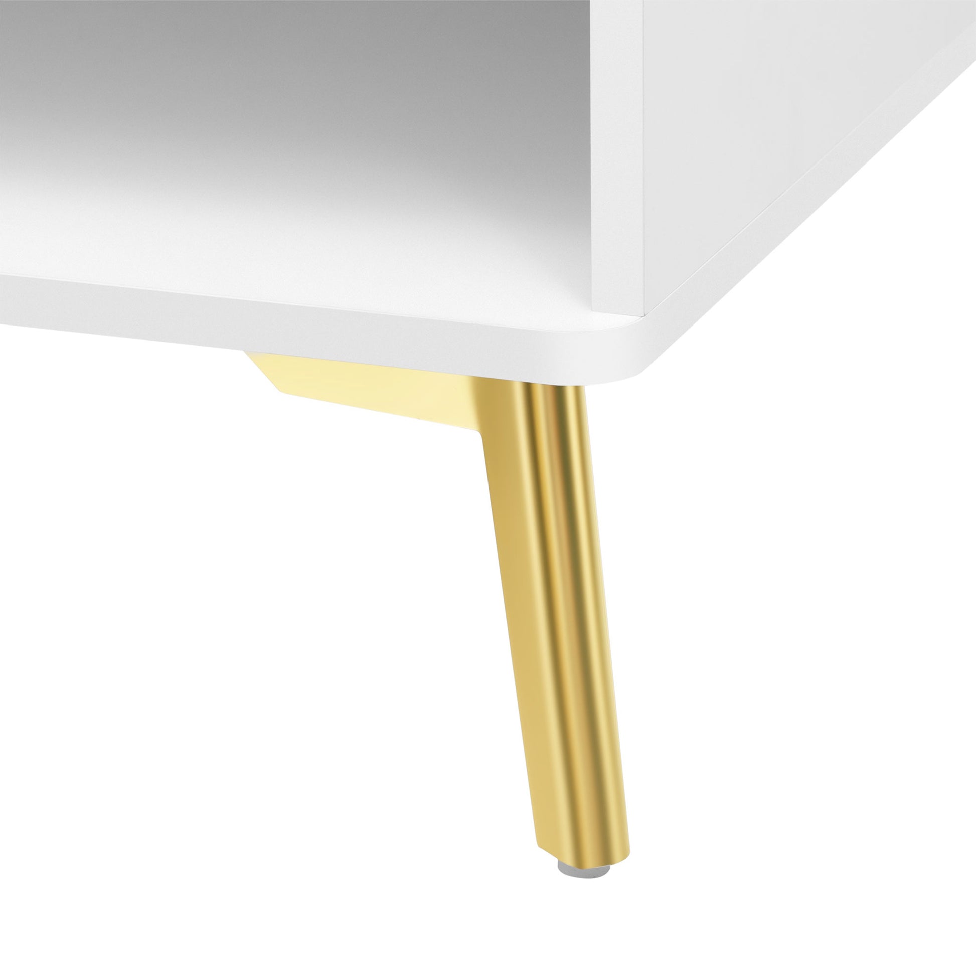 Modern Lift Top Coffee Table Multi Functional Table With Drawers In White White Mdf Steel