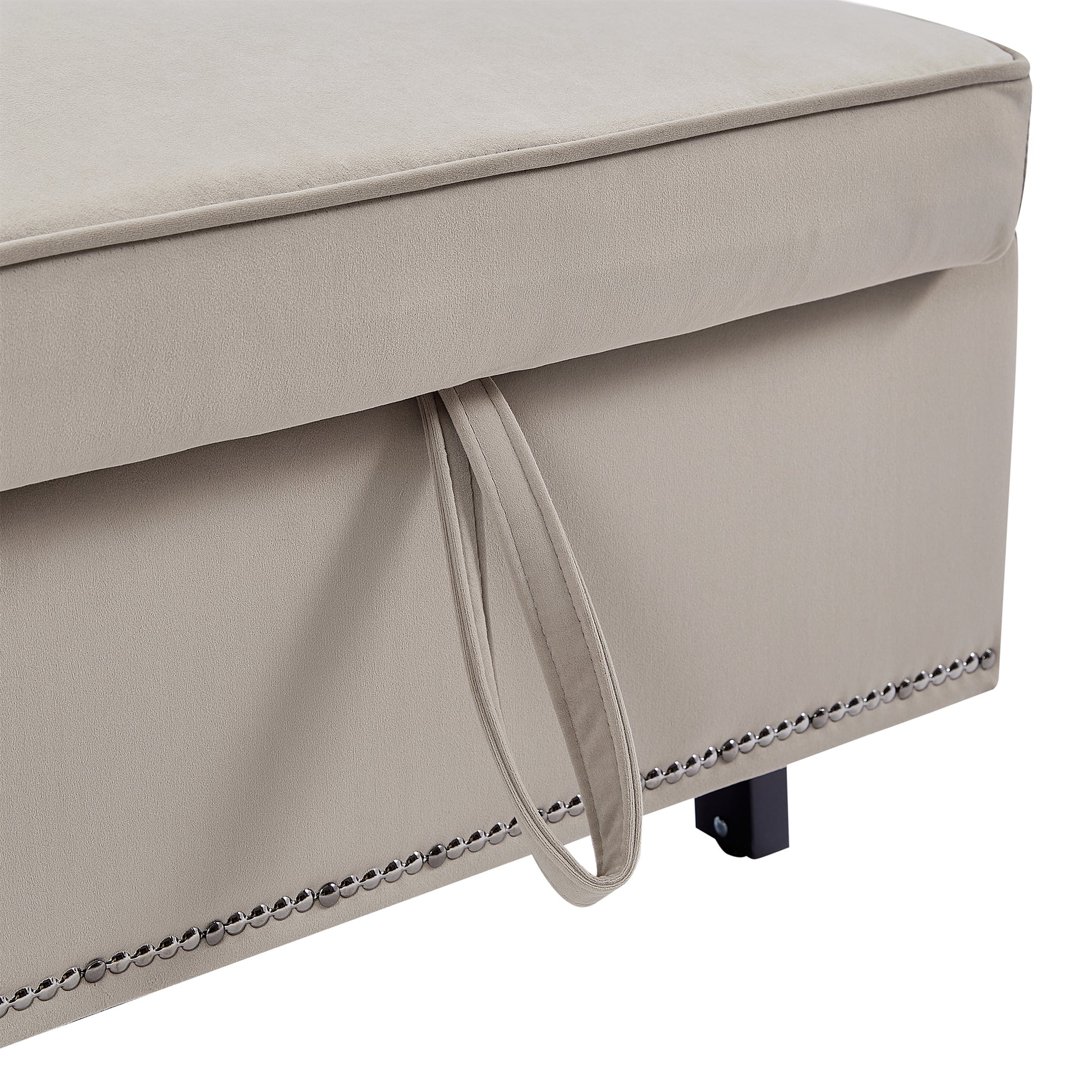 54.7" Multiple Adjustable Positions Sofa Bed Stylish Sofa Bed With A Button Tufted Backrest, Two Usb Ports And Four Floral Lumbar Pillows For Living Room, Bedroom,Or Small Space, Coffee Coffee Foam Polyester 2 Seat