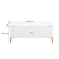 Modern Lift Top Coffee Table Multi Functional Table With Drawers In White White Mdf Steel