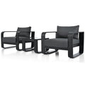 3 Pieces Aluminum Frame Patio Furniture With 6.7