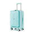 Luggage Sets 3 Piece 20 24 28 , Expandable Carry On Luggage With Tsa Lock Airline Approved, 100% Pc Hard Shell And Lightweight Suitcase With Front Pocket And Spinner Wheels Mint Green Pc