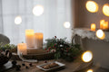 Set Of 3 White Led Candles With Remote Timer, L:D3X6