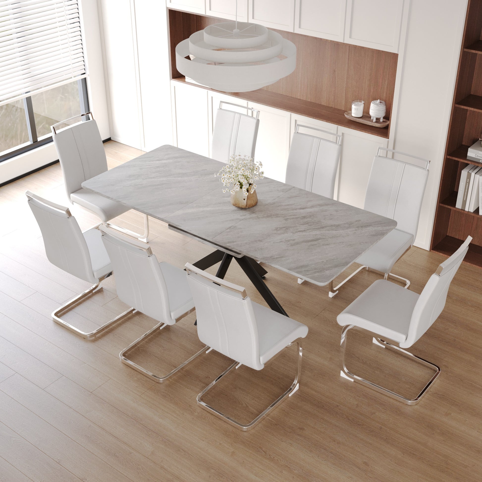 Scalable Dining Table Table Set For 6 8 Person