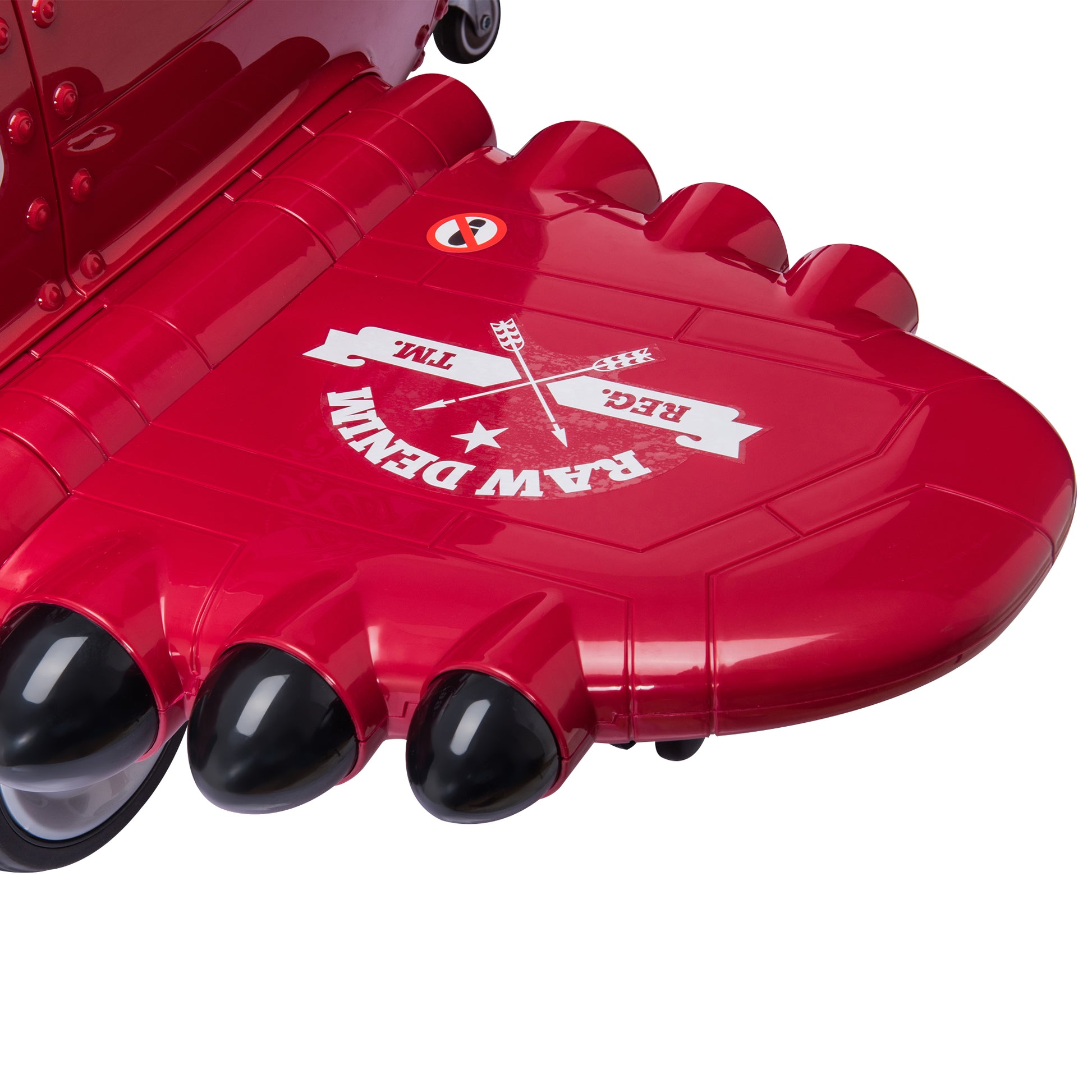 12V Electric Kids Ride On Toy Plane With Usb, Fm, Wind Driven Propeller, 360 Degree Rotating By 2 Joysticks, Remote Control For Kids 3 To 6, Red Red Polypropylene