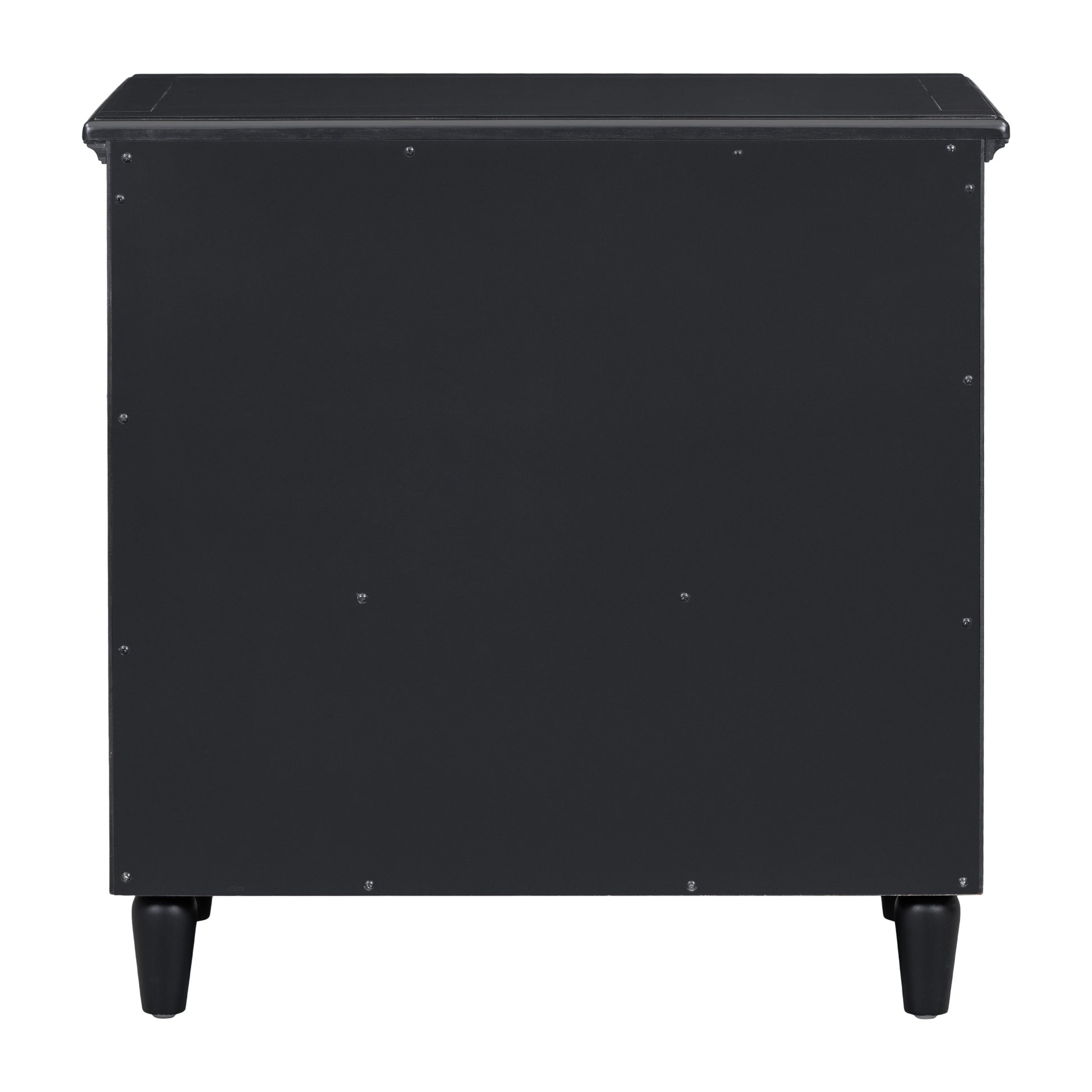 3 Drawer Nightstand Storage Wood Cabinet As Same As Wf297663Aab Black 3 Drawers Mdf