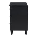 3 Drawer Nightstand Storage Wood Cabinet As Same As Wf297663Aab Black 3 Drawers Mdf