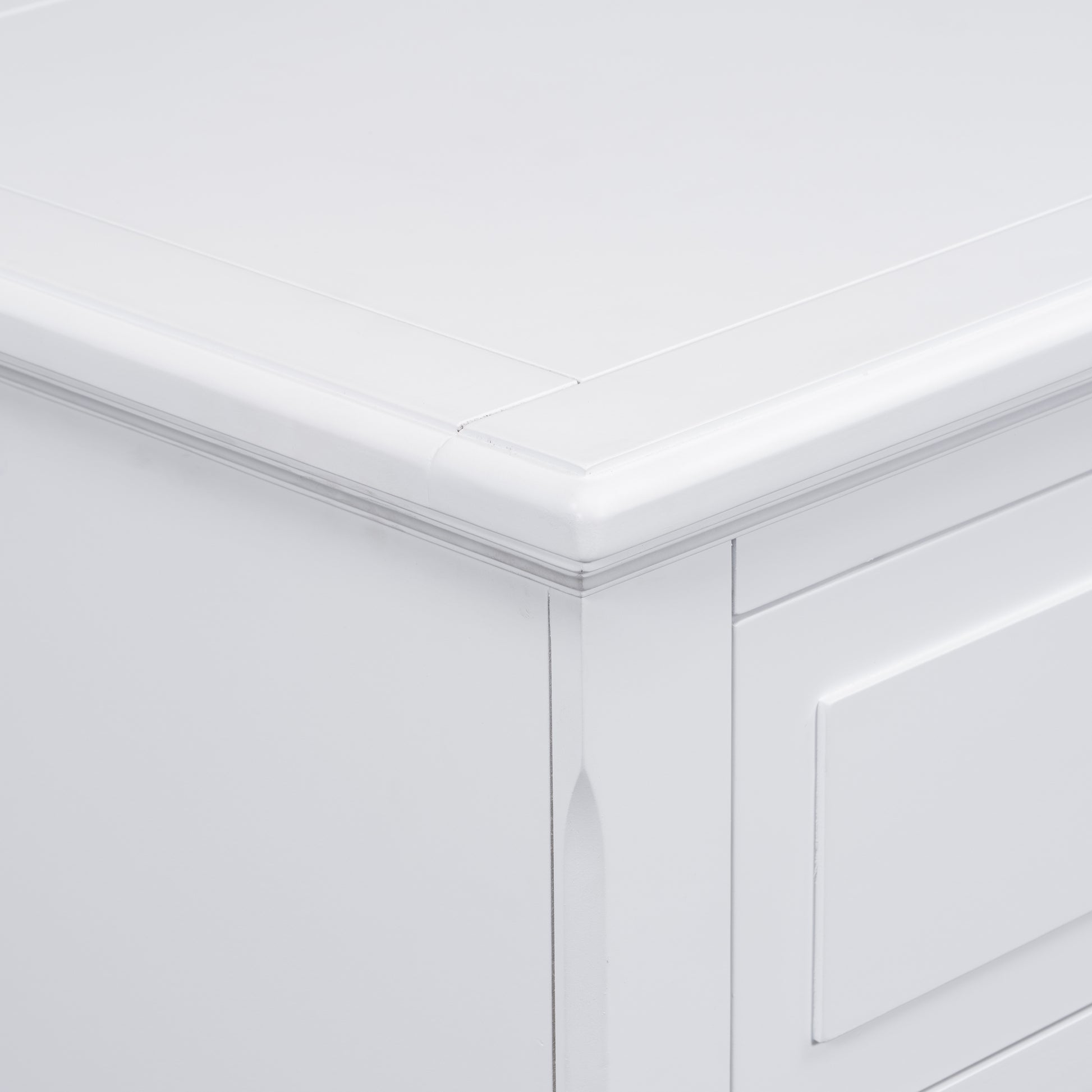 3 Drawer Nightstand Storage Wood Cabinet As Same As Wf297663Aak White 3 Drawers Mdf