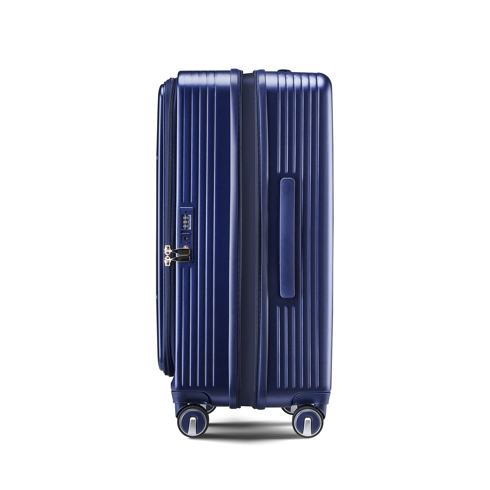 Luggage Sets 3 Piece 20 24 28 , Expandable Carry On navy blue-pc