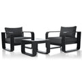 3 Pieces Aluminum Frame Patio Furniture With 6.7