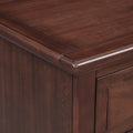 3 Drawer Nightstand Storage Wood Cabinet Brown 3 Drawers Mdf