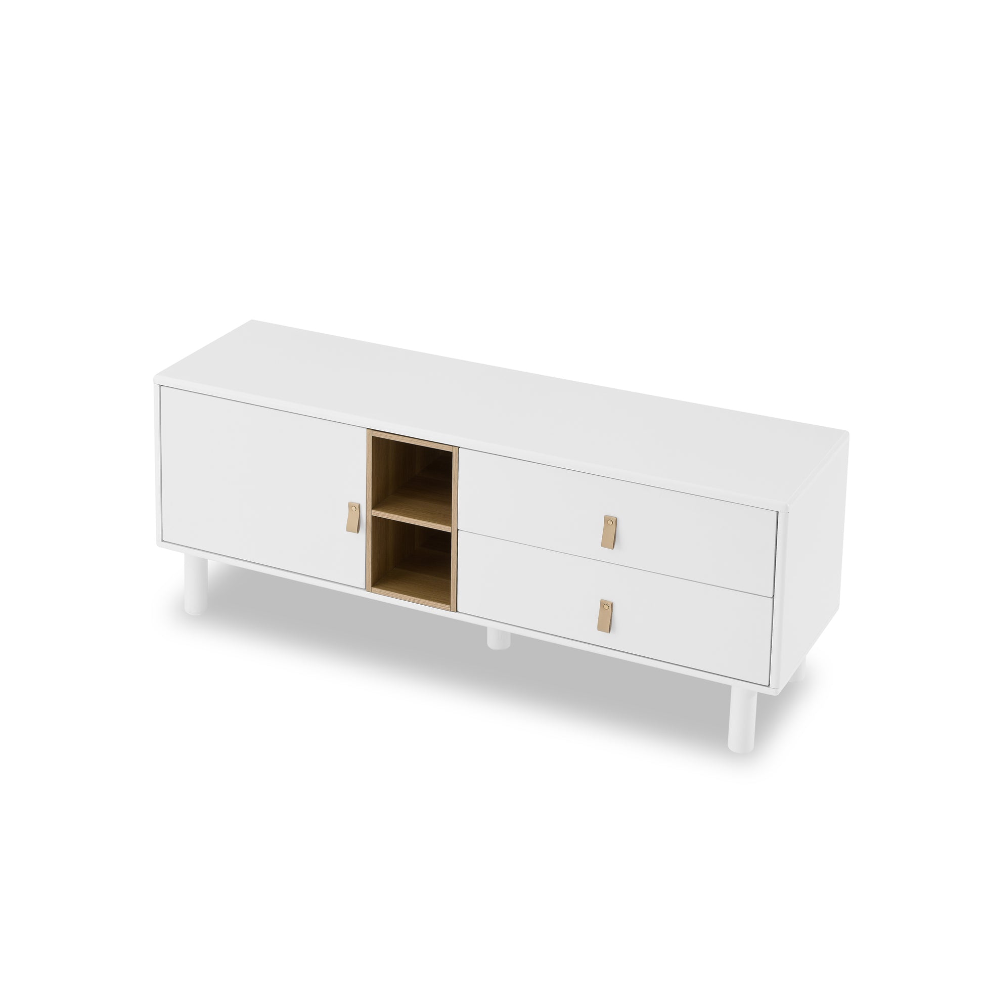 Drawer Tv Cabinet With Door, Storage Cabinet, Drawer Cabinet, Multi Functional Tv Cabinet Modern Tv Cabinet Wooden Storage Cabinet Leather Handle Drawer Cabinet Home Storage Cabinet White Solid Wood Mdf