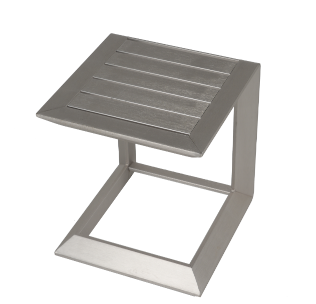 All aluminum outdoor coffee table