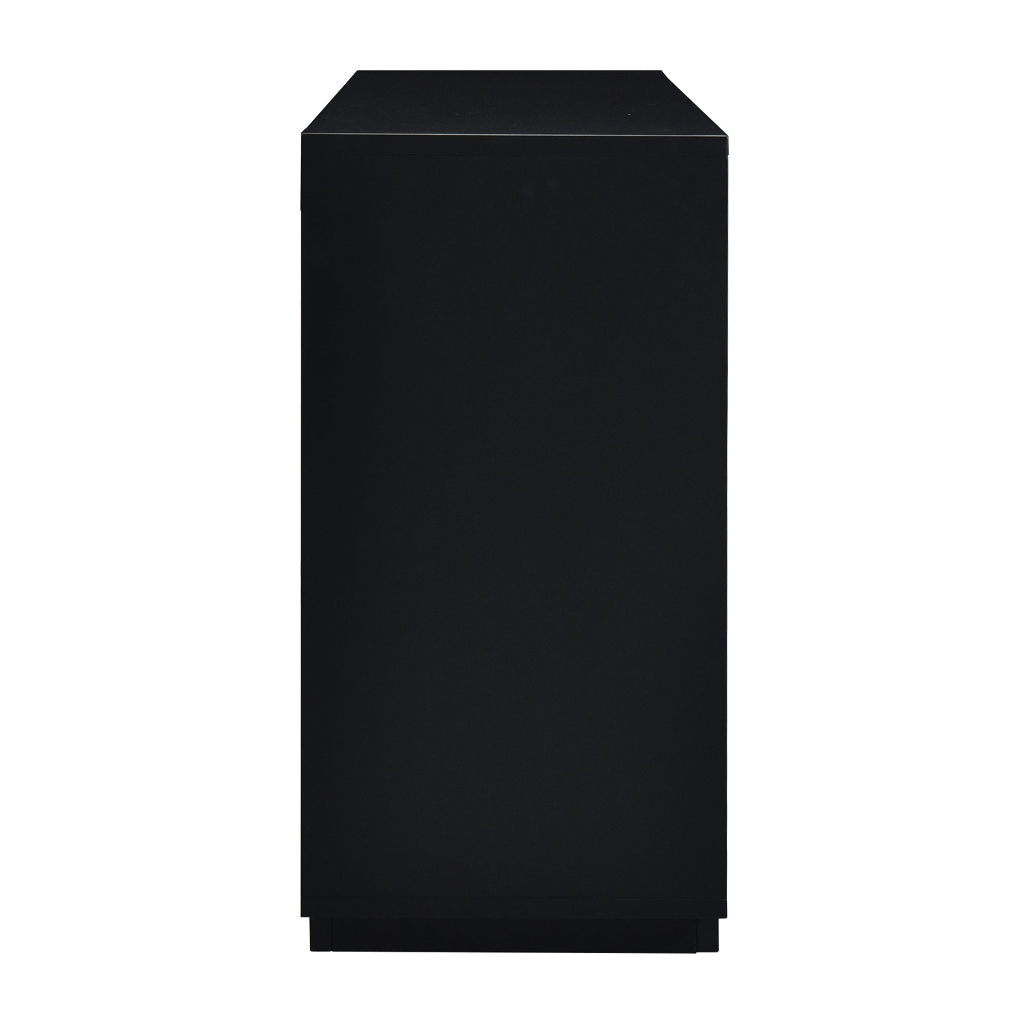 Modern Functional Large Storage Space Sideboard black-mdf