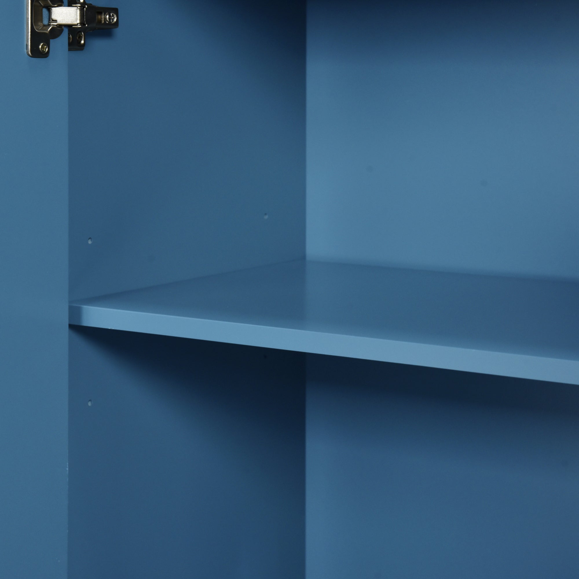 Modern Functional Large Storage Space Sideboard navy blue-mdf