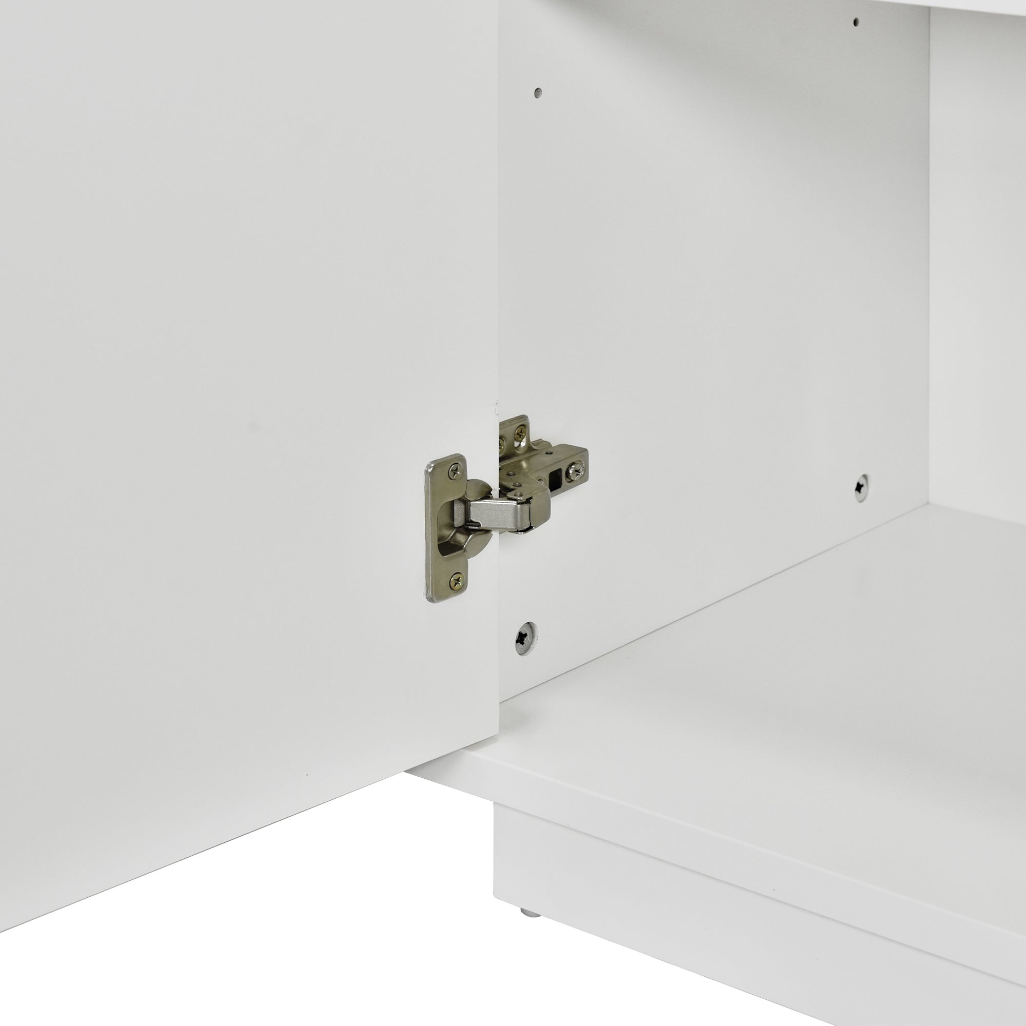 Modern Functional Large Storage Space Sideboard white-mdf