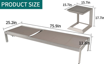 All Aluminum Outdoor Coffee Table No Complete Patio Set Silver Mildew Resistant Frame Mildew Resistant Cushion Garden & Outdoor Modern Complete Patio Sets Aluminum Aluminum