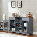 Modern Farmhouse Buffet Cabinet, Sideboard With 2