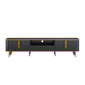 Luxury Minimalism Tv Stand With Open Storage Shelf For Tvs Up To 85