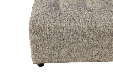 Outdoor Modular Sofa, With Aluminum Structure, Support Cushion And Back Cushion Cover Removable, Fade Resistant, Waterproof Sofa Cover Included,Light Brown The Ratebased On A Single Piece 5Unit Light Brown Aluminium 5 Seat