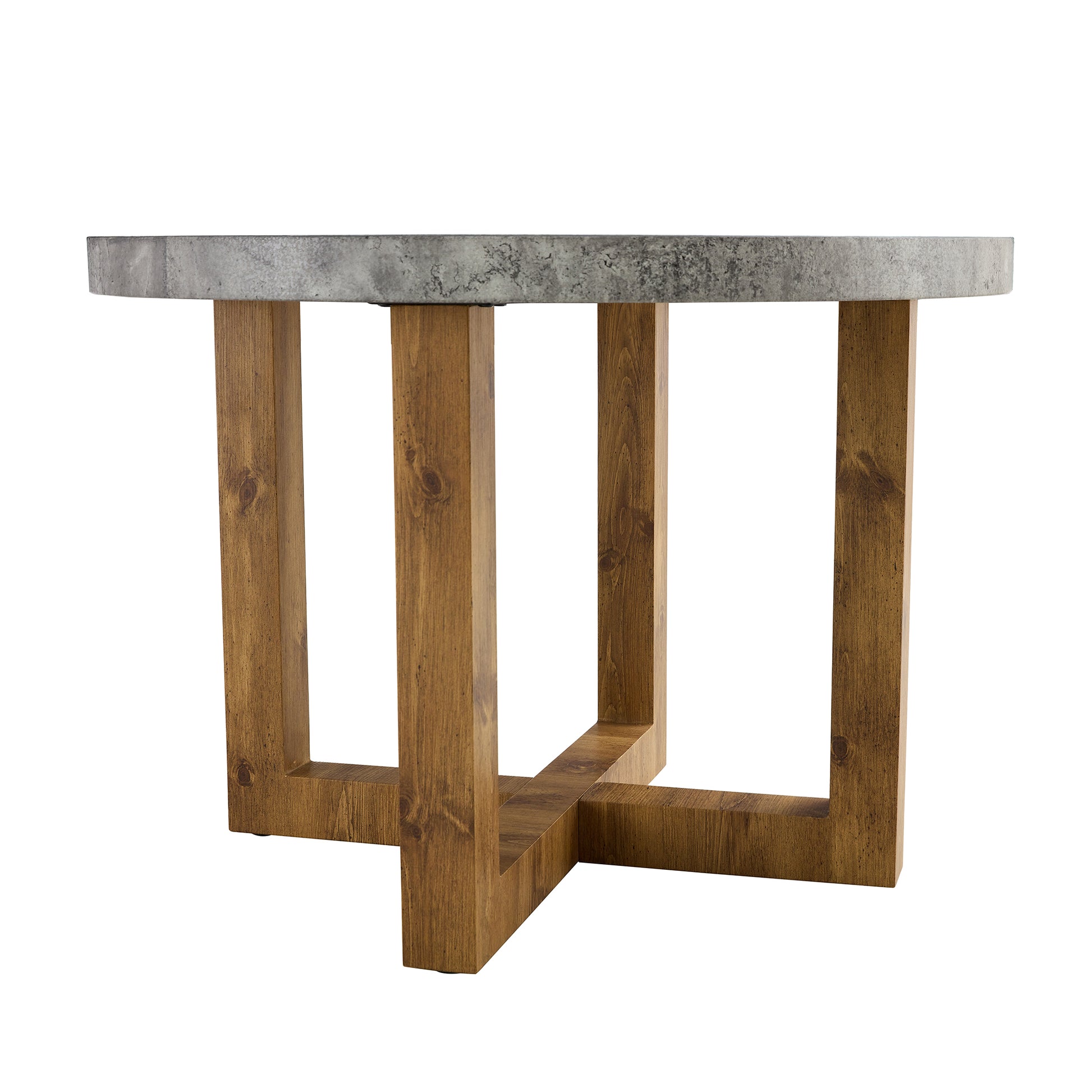 A Modern And Practical Circular Dining Table. Made Of Mdf Tabletop And Wooden Mdf Table Legs.A Set Of 6 Brown Cushioned Chairs In A Modern Medieval Style Restaurant. Ct 403B0502A Natural Wood Mdf