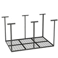 4x6ft Overhead Garage Storage Rack,Adjustable Garage black-metal