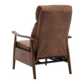 Coolmore Wood Frame Armchair, Modern Accent Chair Lounge Chair For Living Room Coffee Microsuede