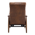 Coolmore Wood Frame Armchair, Modern Accent Chair Lounge Chair For Living Room Coffee Microsuede