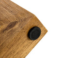 A Modern And Practical Circular Dining Table. Made Of Mdf Tabletop And Wooden Mdf Table Legs.A Set Of 4 Brown Cushioned Chairs In A Modern Medieval Style Restaurant. Ct 403B0502A Natural Wood Mdf