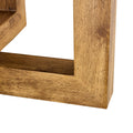 A Modern And Practical Circular Dining Table. Made Of Mdf Tabletop And Wooden Mdf Table Legs. A Set Of 6 Brown Cushioned Chairs.Ct B0501A Natural Wood Mdf