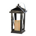 Set Of 2 Menifee Lantern With Led Candle, Tall 5X5X11