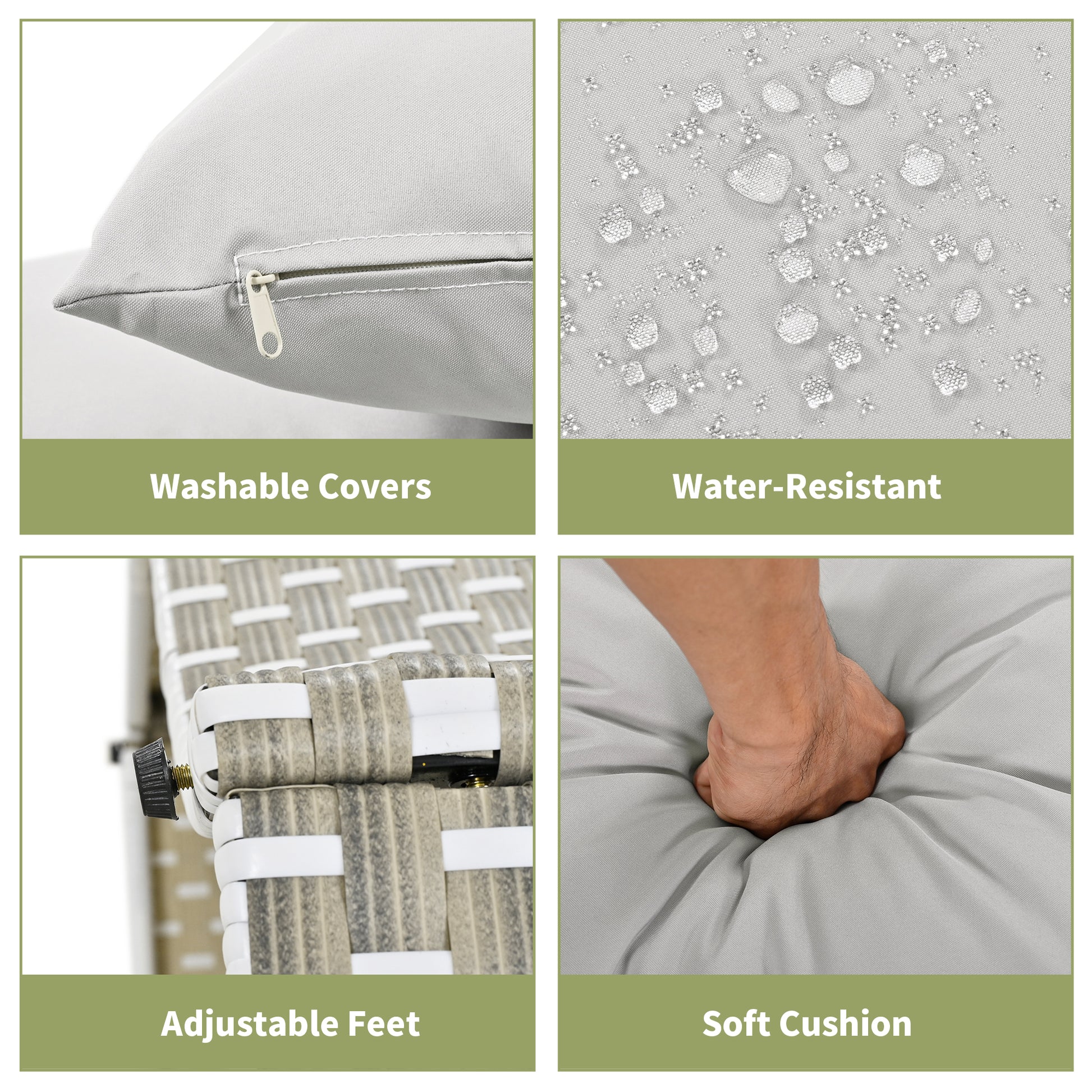 Patio Furniture Round Outdoor Sectional Sofa Set Rattan Daybed Two Tone Weave Sunbed With Retractable Canopy, Separate Seating And Removable Cushion, Gray Yes Sectional Gray Weather Resistant Frame Water Resistant Cushion Garden & Outdoor Luxury