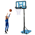 Use For Outdoor Height Adjustable 4.8 To 7.7Ft Basketball Hoop 44 Inch Backboard Portable Basketball Goal System With Stable Base And Wheels Balls Sports Transparent Garden & Outdoor Sporty Iron