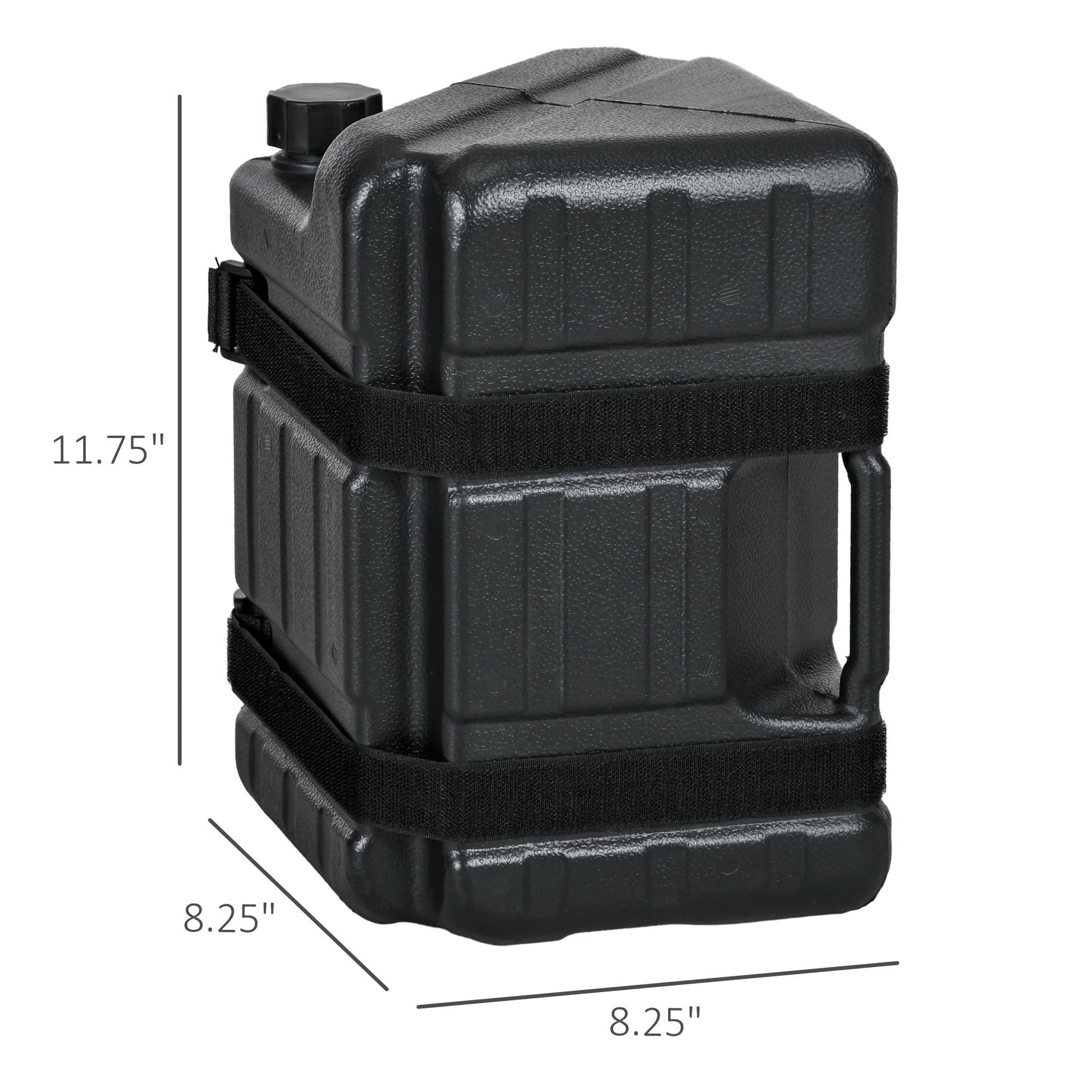 weights for a tent Outsunny Canopy Weights Set Of 4, Hdpe Water Or Sand Filled Tent Weigh