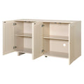 Modern Style Sideboard with Superior Storage almond-dining room-adjustabel shelves-mdf