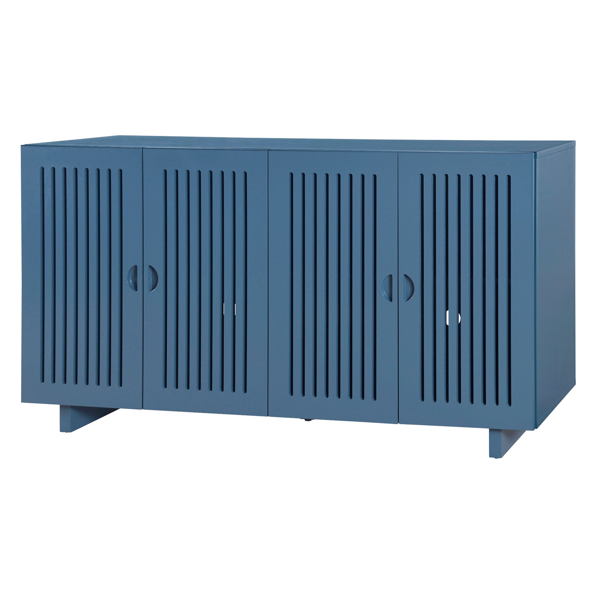 Modern Style Sideboard with Superior Storage navy blue-dining room-adjustabel shelves-mdf