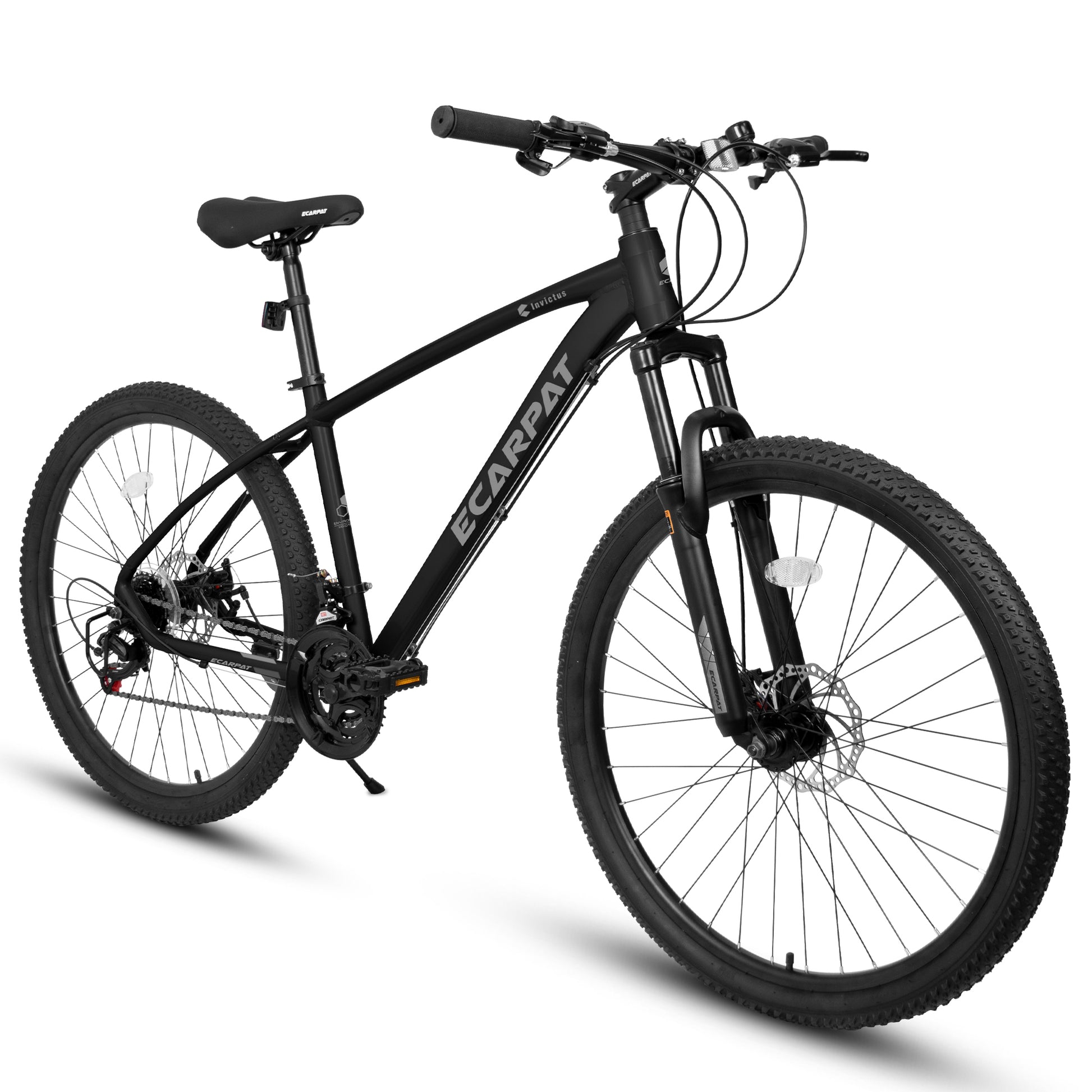 A2757 27 inch Mountain Bike 21 Speeds, Suspension cycling-black-without-anti-slip-garden &